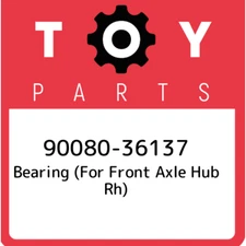 90080-36137 Toyota Bearing (for front axle hub rh) 9008036137, New Genuine OEM P