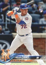 2018 Topps #517 Phillip Evans NM-MT RC Mets J2M