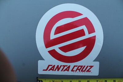 SANTA CRUZ Skateboards Snow Surf OG Clear Red GB Vintage