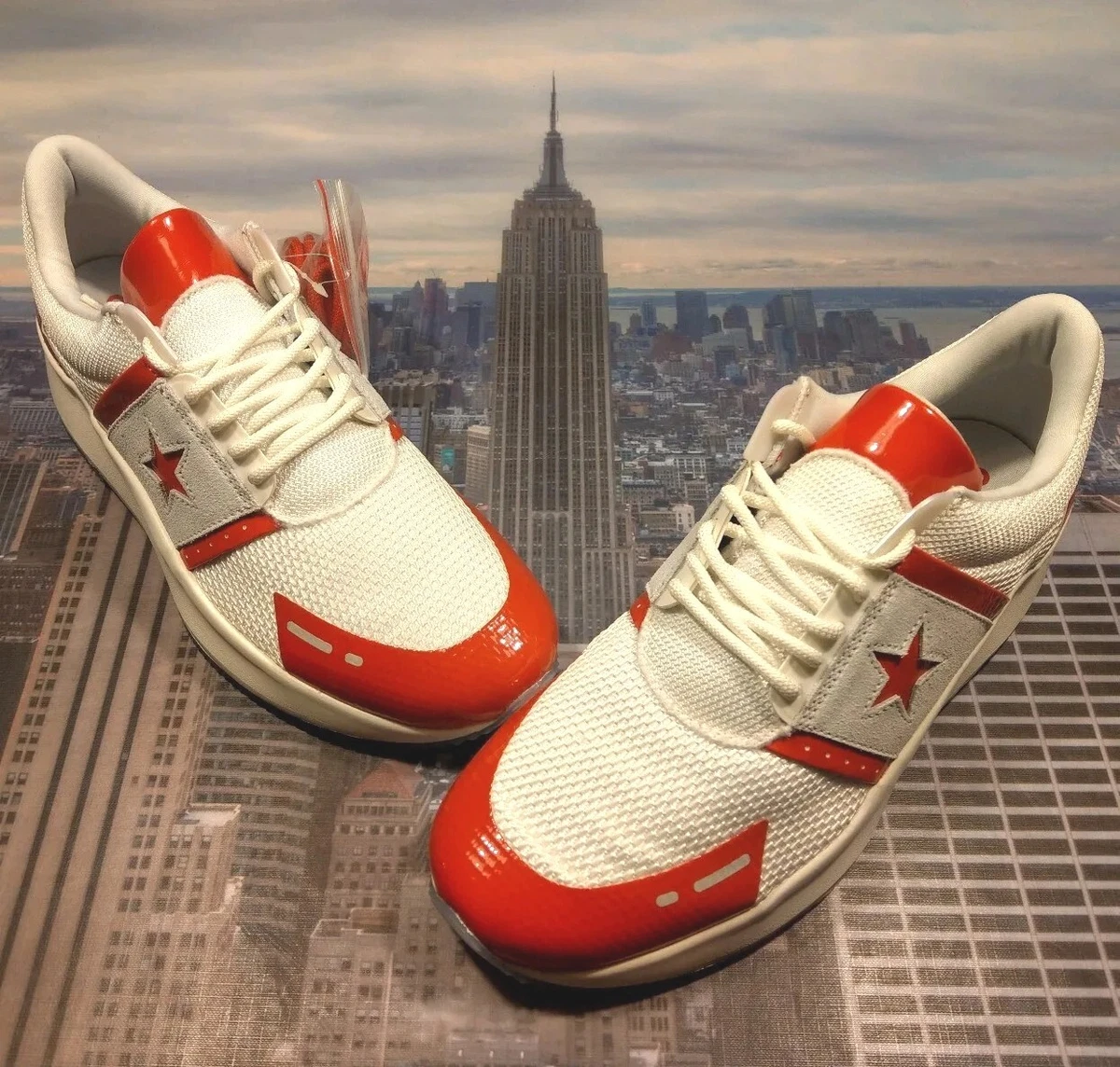 Converse Run Star Y2K Ox Low Top Vintage Red White Size 10.5