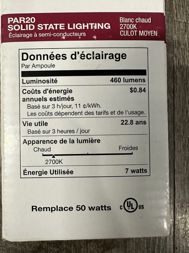 Halco BC8502 PAR20FL7/927/B/LED (82007) Lamp Bulb Replacement - Image 4 of 4