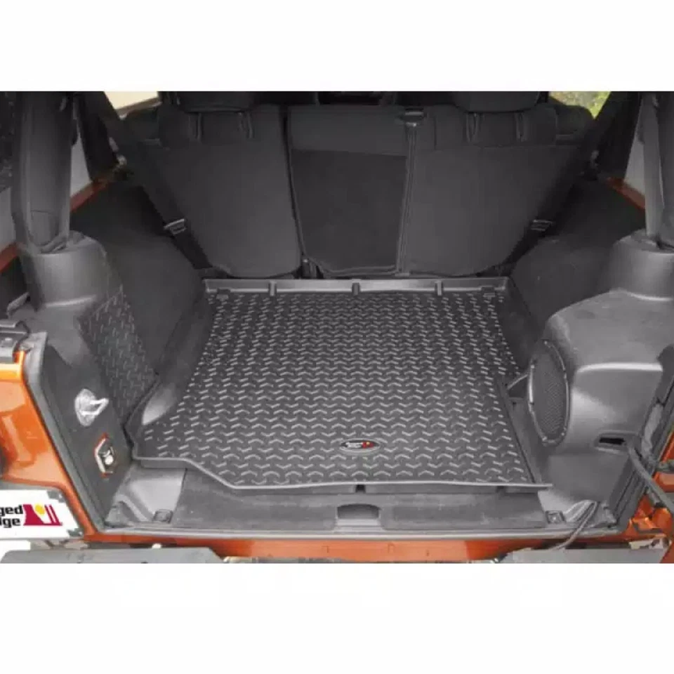 Rugged Ridge All Terrain Black Cargo Liner Floor Mat for 11-18 Jeep Wrangler JK - Изображение 2 из 4