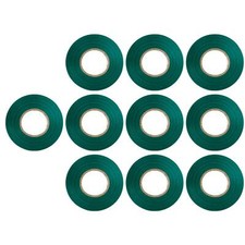 10PK PVC Electrical Tape 60' x 0.75" For Splicing and Insulating Wires