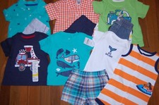 NWT Boys 6m 6 MONTHS Spring Summer 11 Piece Lot CARTER'S JUMPING BEANS