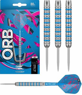 22 GRAM TARGET ORB 80% TUNGSTEN STEEL TIP DARTS MODEL 1