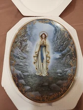 1994 The Bradford Exchange Plate "Our Lady of Lourdes" By Hector Garrido 13623C