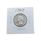 1947 Washington Silver Quarter, Affordable Circulated Coin