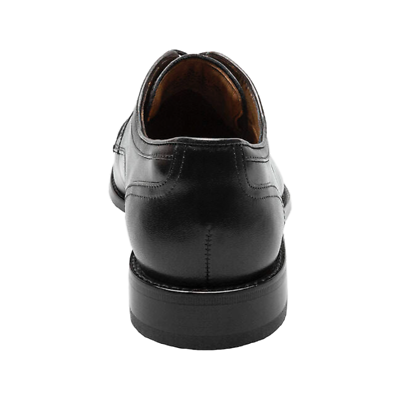 Men\'s Florsheim Conetta Cap Toe Oxford in Black Leather. 12197 001 Conetta Cap Toe Oxford Clearance Men main image 4