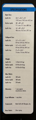 Westcott Apollo Orb 43” Octagonal #2336 Brand New in Box! - Picture 6 of 6