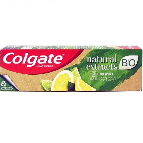 Colgate Natural Extracts Ultimate Fresh Lemon Toothpastes 4 x 75ml Pack (300ml) - Picture 2 of 9