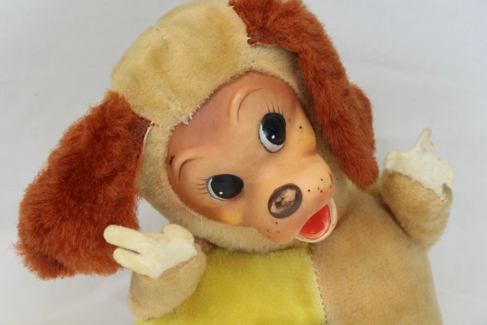 Disney Dama y Vagabundo Cara de Goma Peluche Musical Bebé Juguete Roly Poli De Colección Foto 2 de 4