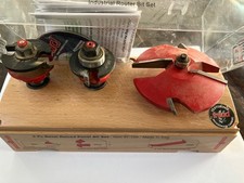 Freud 3 piece Bevel raised panel shaper set item 97-100, used, clean