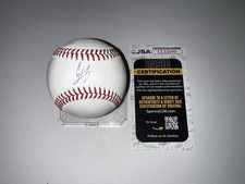 Jaison Chourio Signed Official Major League Baseball Cleveland Guardians JSA