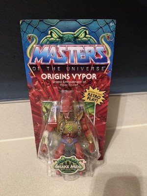 Masters Of The Universe Snake Men Origins Vypor Action Figure 2024 Mattel Sealed