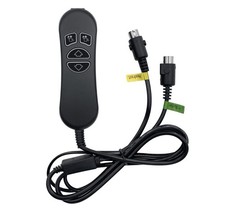 Power Recliner 4 Button Dual 5 Pin Lift Chair Remote Replaces HSW304 Controller