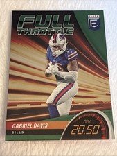 2022 Panini Donruss Elite - Full Throttle Gabriel Davis #FT18 Green