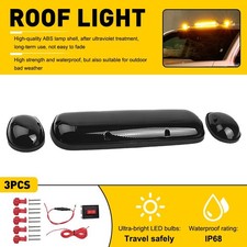 Cab Smoked Roof Marker Lights Running Amber Led Lamps For Chevy Gmc Truck Suv Cab Smoked Roof Marker Lights Running Amber Led Lamps For Chevy Gmc Truck Suv