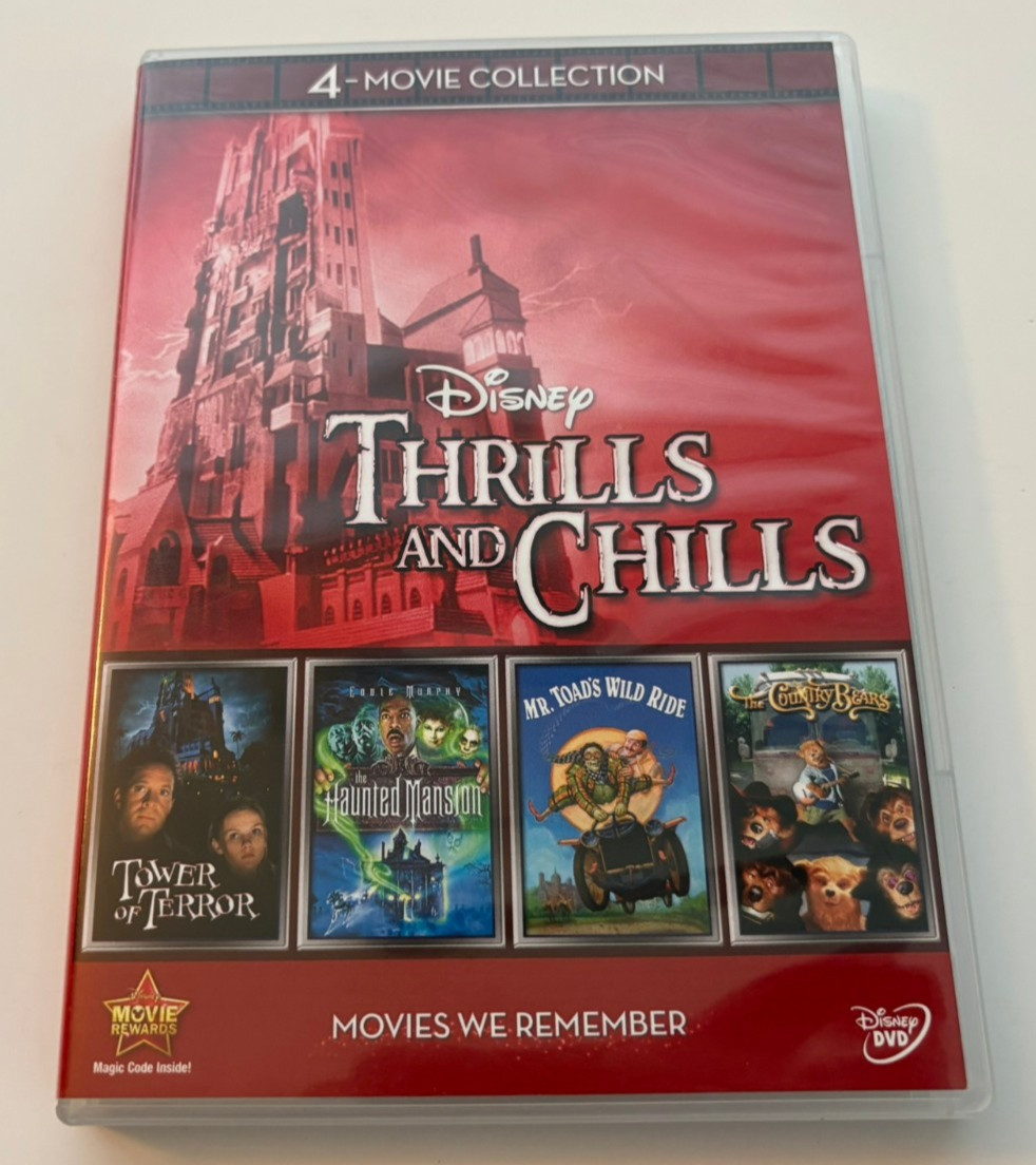 Disney Thrills & Chills: 4-Movie Collection (DVD, 4-Disc Set, 2012)