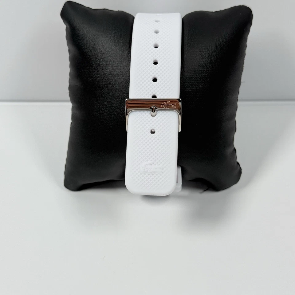 Lacoste 2011246 New Men's Watch White Dial/Band Silicone Chronograph - Image 3 of 4