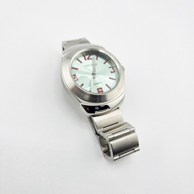 Rare Vintage TOKYObay Tokyo Bay Men's Quartz Green Orange Retro Men's Watch