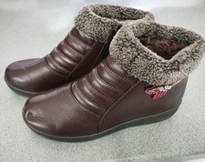 Snow Boots WinterWomen's  Boots Women's Anti-slip Plush Lined Ankle Boots