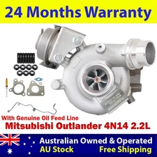 Upgrade Billet Turbo+Oil Feed Pipe For Mitsubishi Outlander 4N14 2.2L