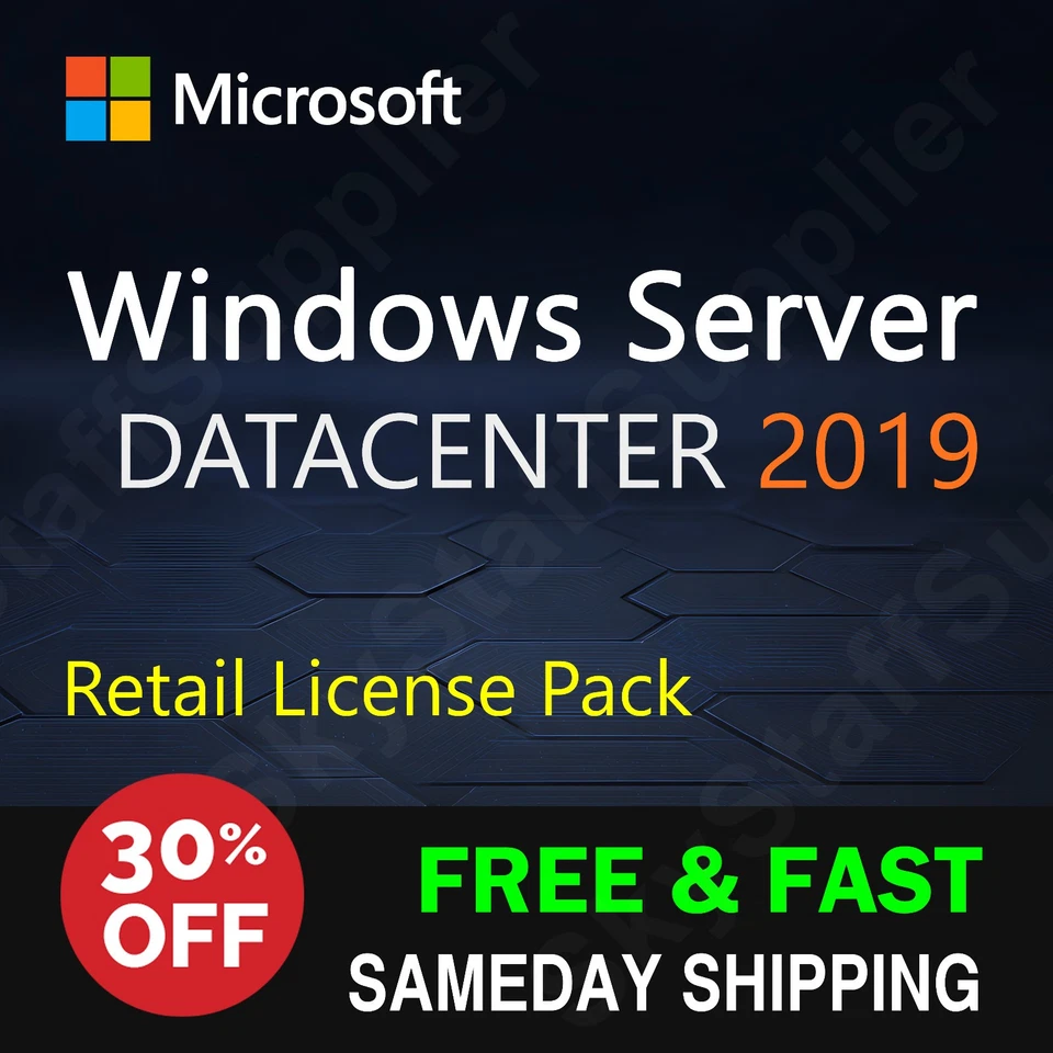 Microsoft Windows Server 2019 Datacenter 24 Core + Access CALs | Retail Pack - Image 4 of 4