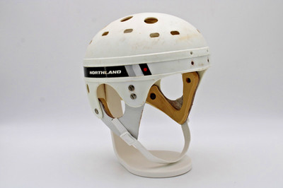 Vintage Northland Stan Mikita 1st Gen Hockey Helmet White Custom Pro Padded RARE