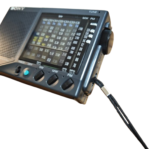 Sony ICF-SW22 SW/FM/AM Portable Radio Black Audio Sound From