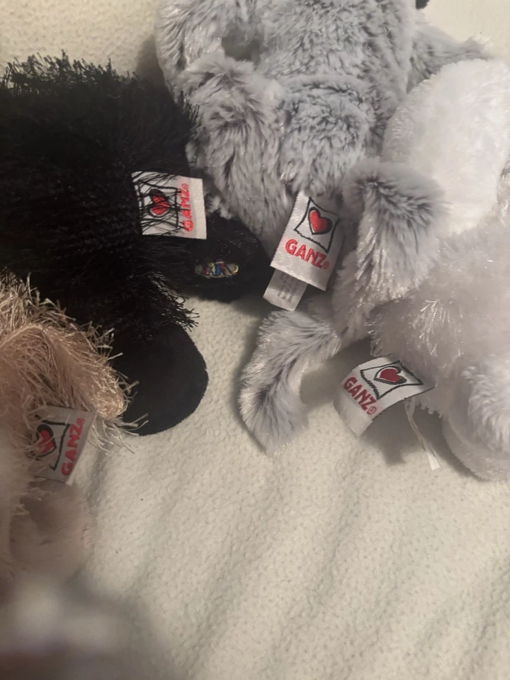 Ganz Stuffed Animals Pal of 4 Dog Bear Monkey Rabbit Plush Toy Lot of 4 EUC - Image 3 of 3