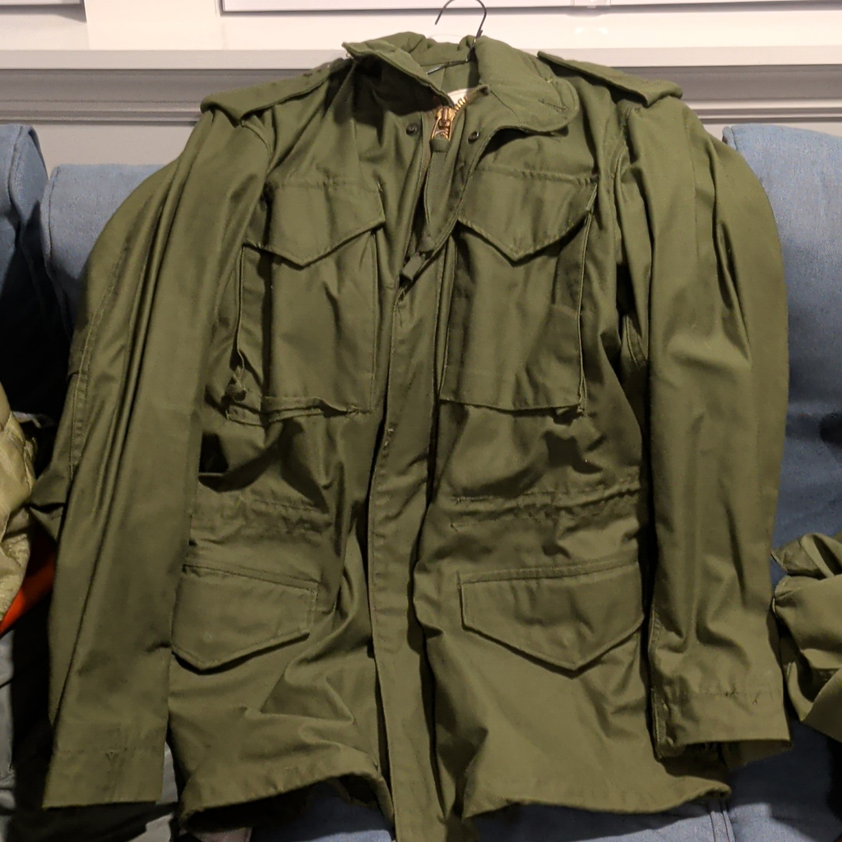 Vintage US Army Alpha Coat Cold Weather Man