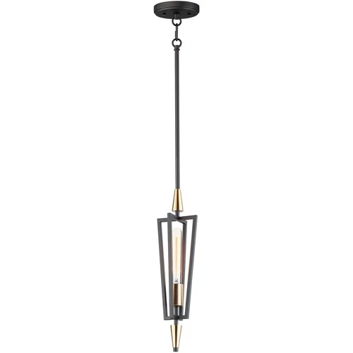 Maxim Lighting 11653BKSBR Wings Pendant Black/Satin Brass - Picture 1 of 5