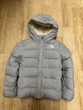 The North Face Youth Moondoggy Hoodie Gray Girls XS 6 