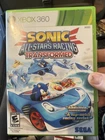 Sonic & All Stars Racing Transformed (Microsoft Xbox 360, 2012) ✅ Racing