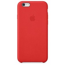 Custodia in pelle originale Apple iPhone 6 / 6S MGR82ZM/A rosso brillante