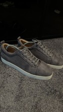 Louboutin Herren Sneaker Low Top grau Schnür...