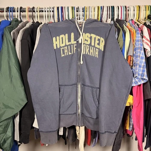 Y2k Hollister California Thermal Zip Up Jacket - product listing photo