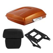 Fit For Harley Touring 14-25 Amber Whiskey Razor Trunk Pad Mount Rack