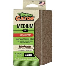 Gator 7126 Med 3" x 5" x 1" Single Angled Sanding Sponge-1PK