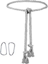 Rope Belt for Women 98 Inch Adjustable Cotton Long Waist Rope Belts Womens Braid