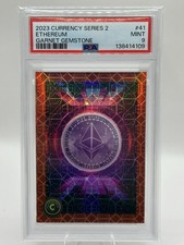 Cardsmiths Currency Series 2 Ethereum #41 Garnet Gem 63/75 PSA 9 MINT