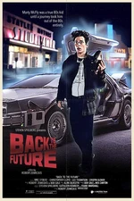 Back To The Future Movie Poster 13x19 inches ERIC STOLTZ WORN OUT  VERSION