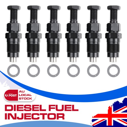 DIESEL FUEL INJECTOR 6PCS SUITS MITSUBISHI PAJERO / TRITON 4M40 / 4M40T ...
