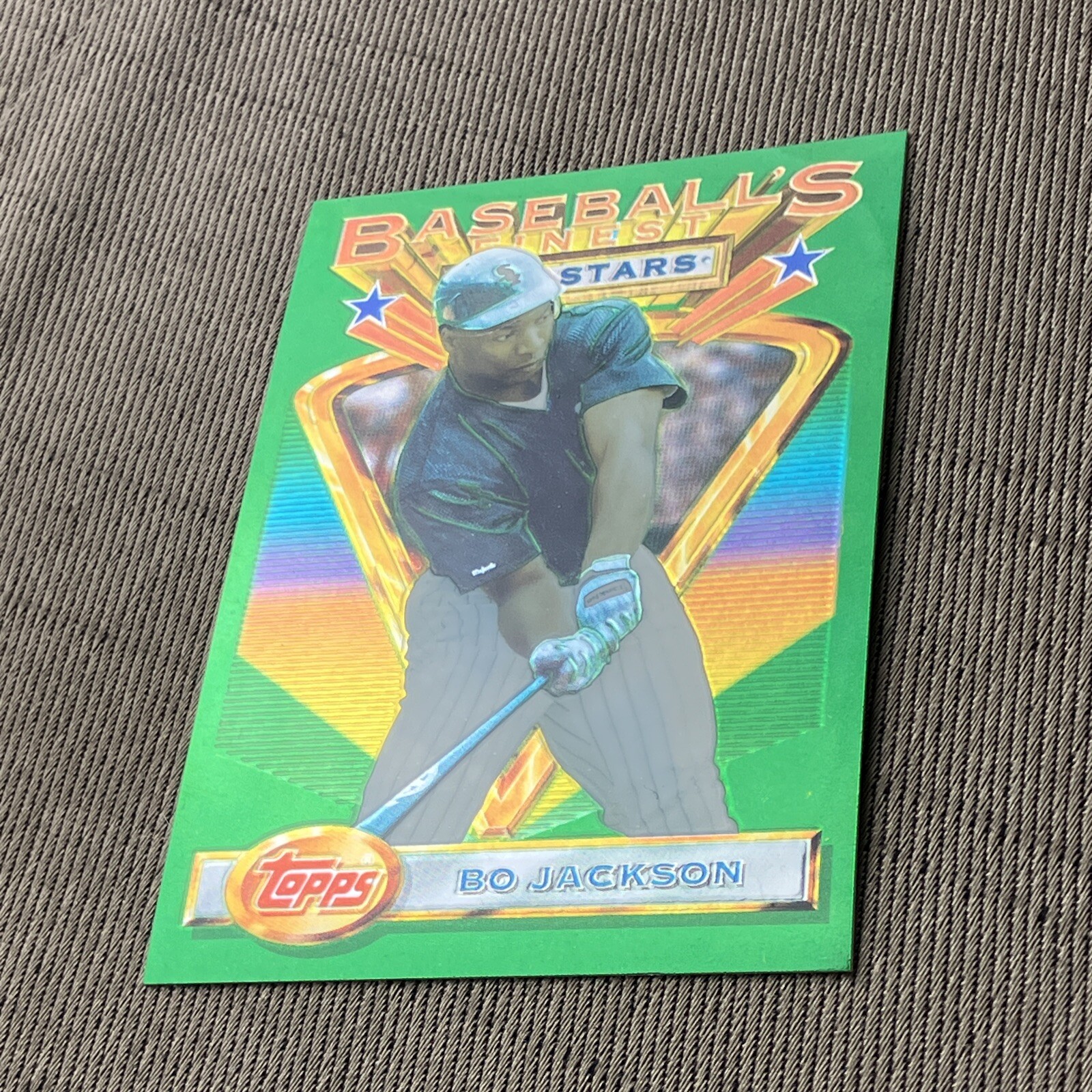 Bo Jackson 1993 Topps Finest Card #91 Chicago White Sox