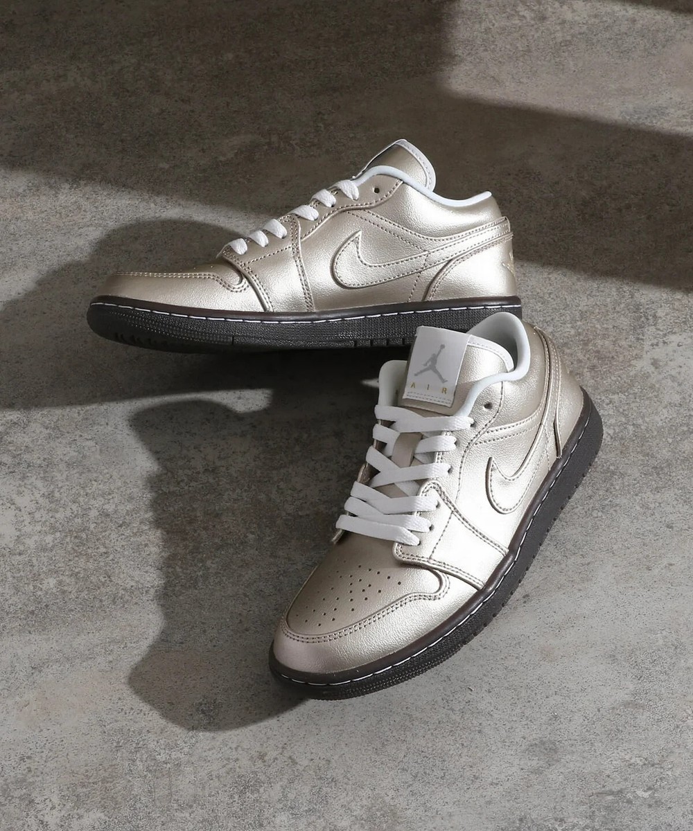 Nike Air Jordan 1 Low SE Metallic Zinc HQ3529-099 Womens Nike Air Jordan 1 Low SE Metallic Zinc HQ3529-099 Womens