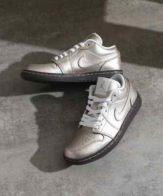 Nike Air Jordan 1 Low SE Metallic Zinc HQ3529-099 Womens Nike Air Jordan 1 Low SE Metallic Zinc HQ3529-099 Womens
