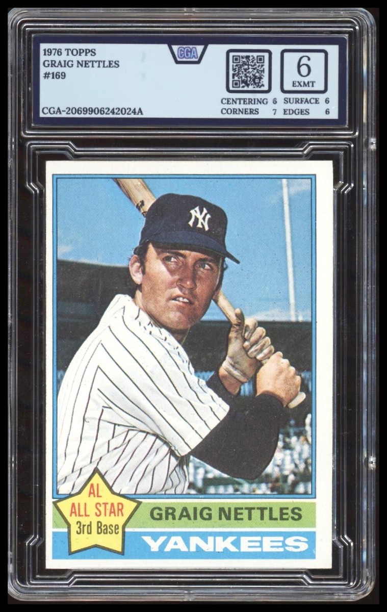 小物 Jeter 1976 Topps #169 Graig Nettles New York Yankees CGA 6 | eBay