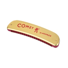 Hohner 2504/40 Comet 40 - Golden Octave Harmonica w/ Case - Key of C