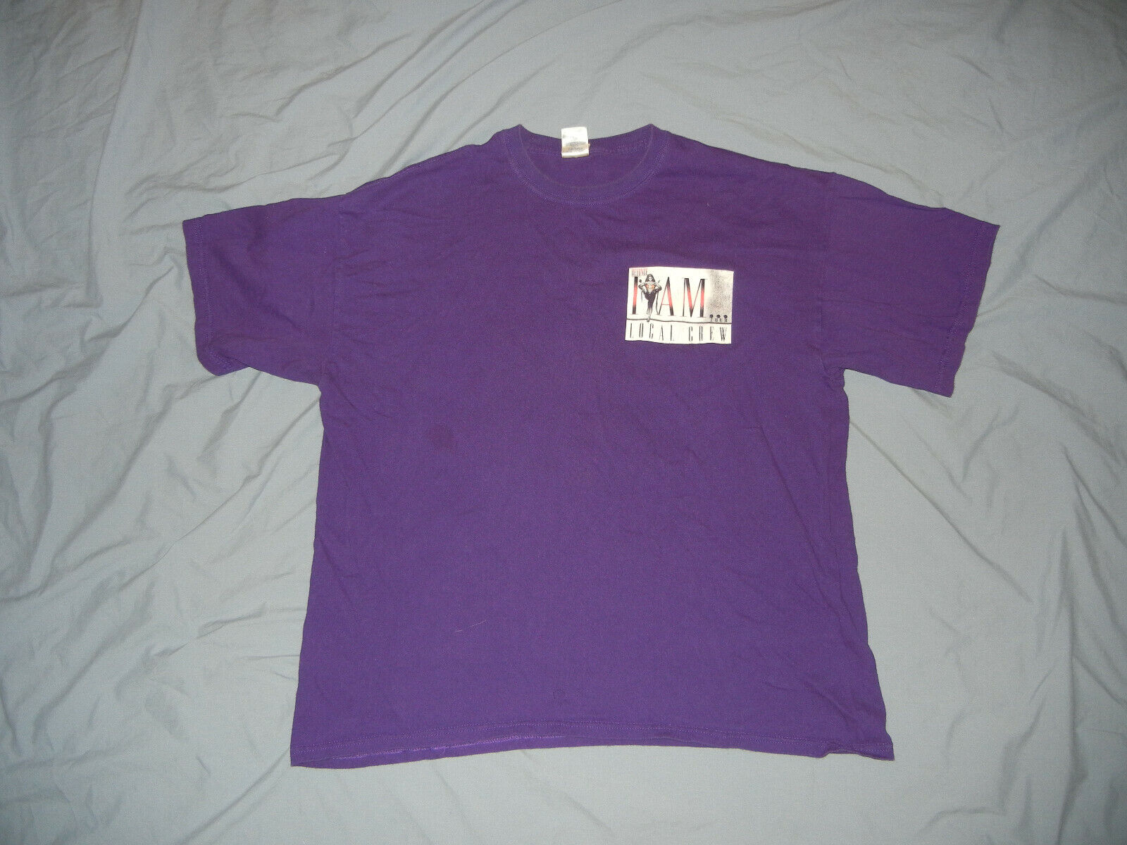 BEYONCE I Finally resale start AM local crew t-shirt Sale Men’s hip hop tour XL purple con