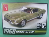 Shelby GT-500 Baujahr 1968 AMT Bausatz Im MaßStab 1:25 OVP NEU